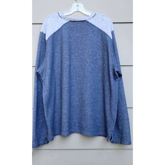 Tommy Bahama Men's Fleece Sweatshirt Blue-Gray Size XXL Cotton Blend - Picture 3 of 7